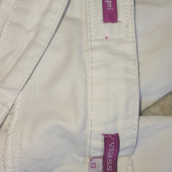 Vigoss White Denim Capri - Picture 4 of 4